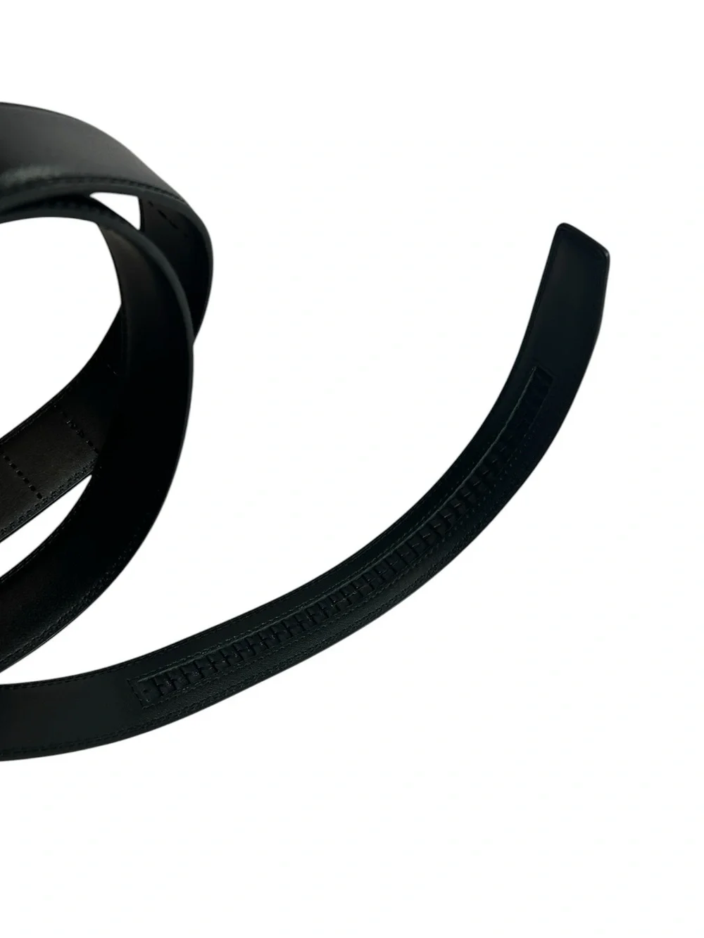 Men’s Black Belt With Black Utility Secure Buckle (Cut To Size 36-44” inch waist